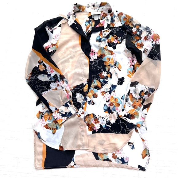 3.1 Philip Lim for Target Long Sleeved Asian Tunic Blouse EUC - Picture 3 of 5